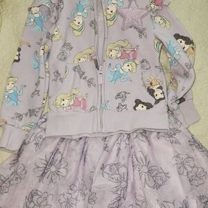 Disney Purple Princess Kids Matching Set